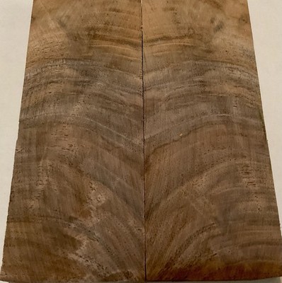 K D Figured Black Walnut /KnifeScales Pen Blanks 2-pcs 3/8 x2 x5 1/4  3053