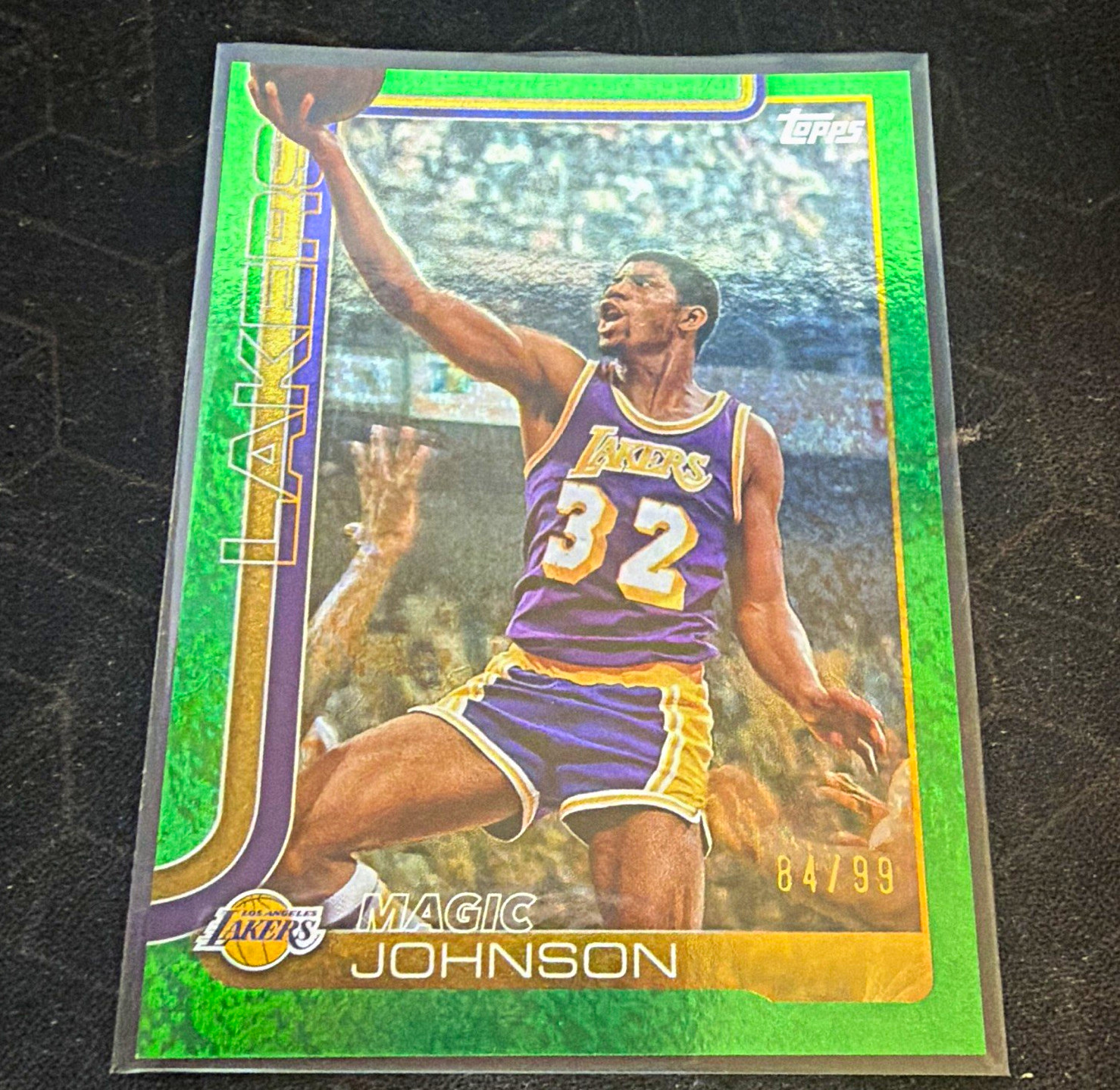 2025-26 Topps - Magic Johnson Los Angeles Lakers #255 Green /99