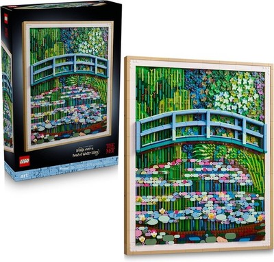 LEGO Art Claude Monet   Bridge Over a Pond of Water Lilies - Building Sets for A