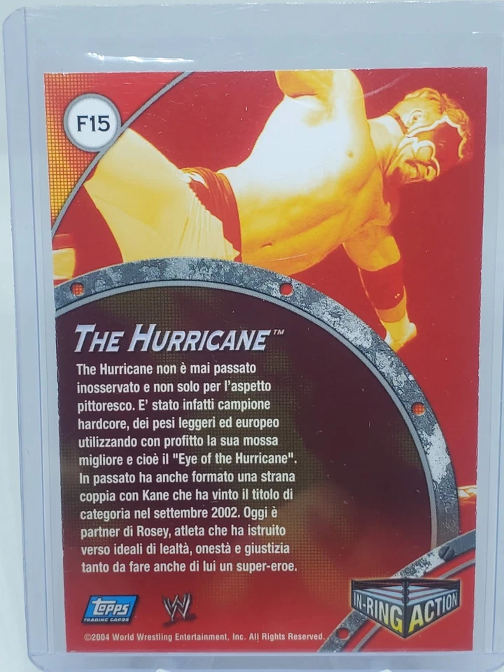 2004 UK RAW & Smackdown! Apocalypse: Italian Edition The Hurricane Rookie RC - Image 2 of 2