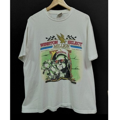 Motorsport Traditions Winston Select Graphic T-Shirt White Short Sleeve Size XL