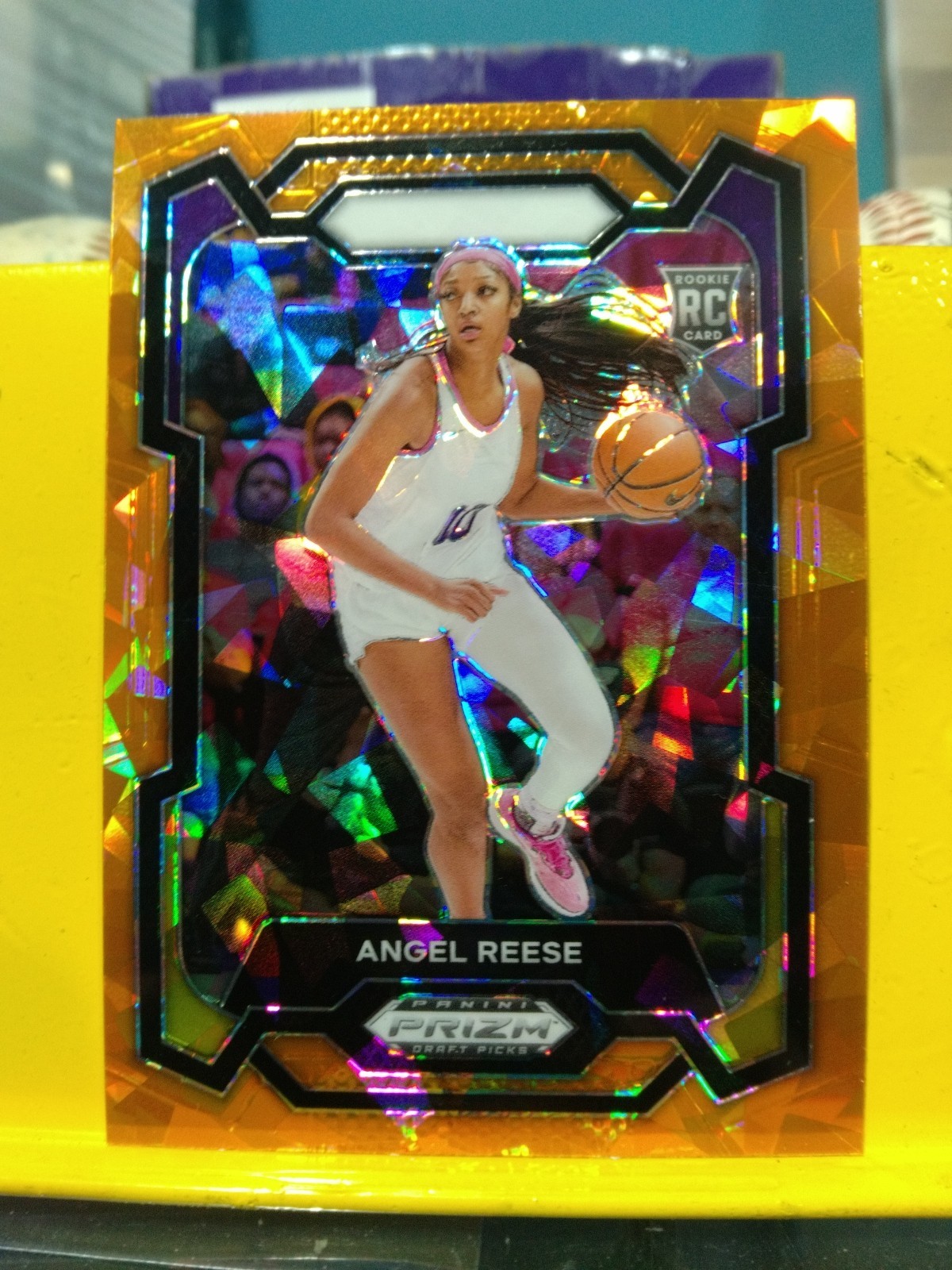 2024 Panini Prizm Draft Picks - Angel Reese #38 Orange Ice Prizm (RC)