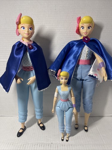 2 Disney Pixar Talking Bo Piep 14 Zoll, Barbie Bo Peep und 1 One Peep 8 1/2 - Bild 2 von 13