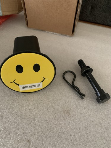 Tow Hitch Covers - Smiley Face Insert for 2" Tow Receivers