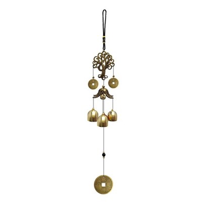 Outdoor Wind Chimes Metal Bells Fortune Tree Hanging Decor Gift Garden