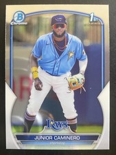 Junior Caminero 2023 Bowman Chrome Prospects Tampa Bay Rays #BCP-61