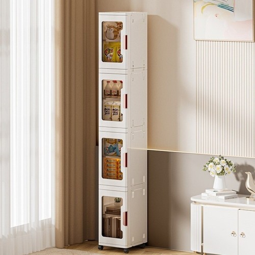 Ultra-narrow Storage Cabinet Large-capacity Bathroom Cabinet Home - Picture 9 of 16