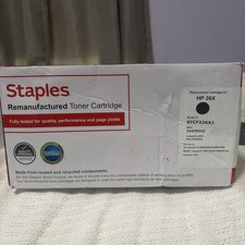 Staples Toner Cartridge HP 26X CF226X Extended Yield Brand New