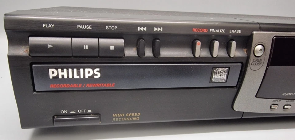 Phillips CDR 765 CD-Recorder  2 Laufwerke Abspiel /Aufnahme #L-473 - Bild 2 von 4
