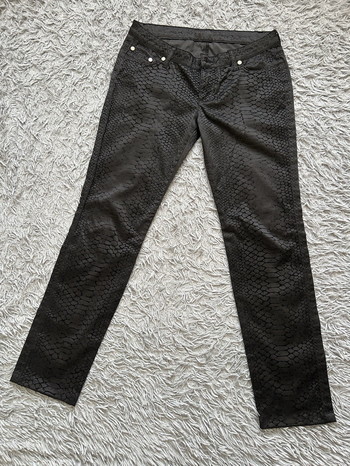 Rare Vintage Roberto Cavalli Snake Skin 31/34 Archive Pants womens