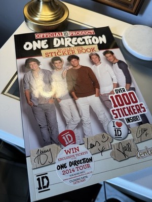 One Direction Official ID  Product Mega World Tour Sticker Book New