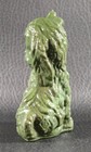 Boyd's Crystal Art Glass SKIPPY the DOG #4 ENGLISH YEW Green 1-26-83 NOS — photo 5