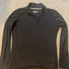 Smartwool Women’s Half Zip Size Xl Dark Grey