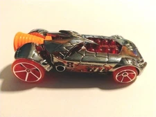 Hot Wheels ROCKETFIRE Red And Silver RaceCar McDonalds Happy Meal Toy 1:64 2009