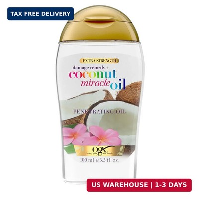 OGX Extra Strength Damage Remedy + Coconut Miracle Oil Penetrating Hair Oil Trea