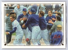 2007 Upper Deck Masterpieces #85 1969 New York Mets SN99 Black Linen Excellent