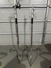  2 Turtle Base C-Stands 10.5ft w/ 2.5" Grip Head   Photography / Film