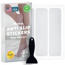 Anti Slip Shower Stickers 24 PCS Invisible Non-Slip Shower Strips for Adults P