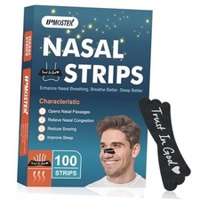 Nasal Strips for Snoring - Extra Strength Nose Strips for Breathing - Nose