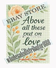 500 piece jigsaw puzzle Above All These Put On Love Scripture christian