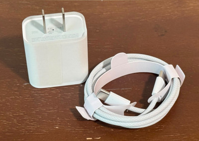 Apple 20W USB-C Power Adapter OEM Fast Charger White No Retail Box New