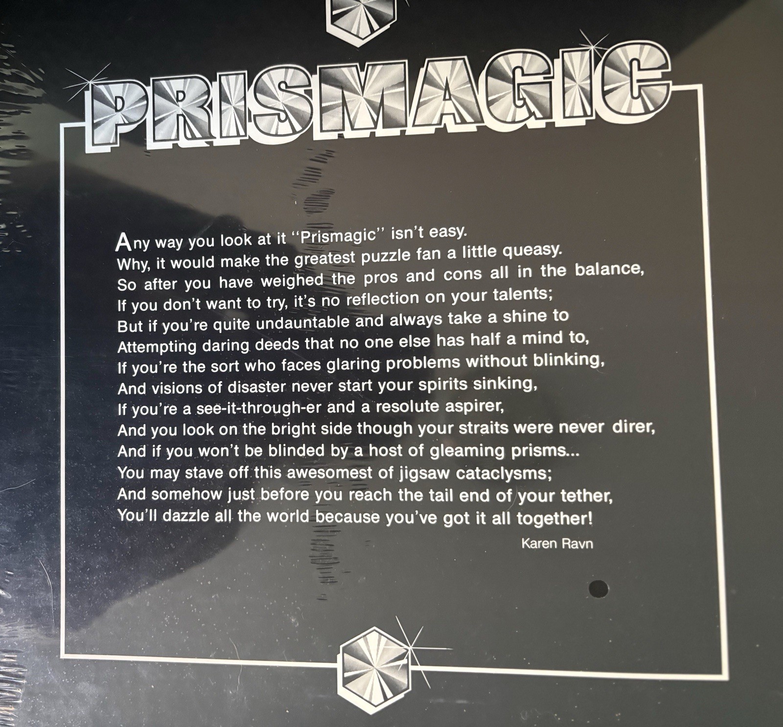 Vtg Springbok Prismagic Jigsaw Puzzle Hallmark Master Series Holographic 500pc 