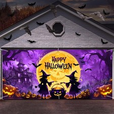 Halloween Garage Door Decorations,Halloween Witch 6 x 13 ft