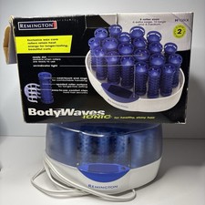 Remington Body Waves Ionic Hot Rollers Wax Core H1080i 20 Curlers 20 Clips