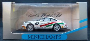 1:43 Minichamps/Pauls Model Art PORSCHE 911 1992 CUP ITALIA Driver: E. Walcher