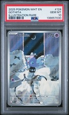 2025 POKEMON WHT EN-WHITE FLARE ILLUSTRATION RARE #124 GOTHITA PSA 10 on eBay
