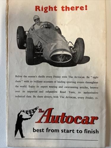 Programme Empire Trophy Race Oulton Park 1955. Archie Scott Brown-Lister - Picture 7 of 7