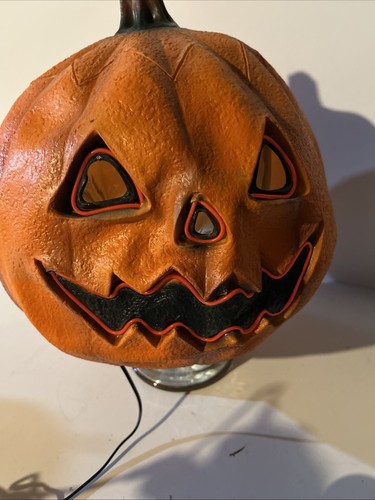 Pumpkin Jack-o- lantern Mask Lights Up - Bild 3 von 6