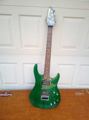 Brian Moore I Guitars iM green electric guitar in Kramer case