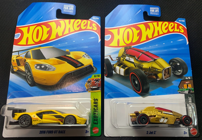 2026 Hot Wheels Treasure Hunts, 2 Jet Z, and 2016 Ford GT Race