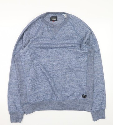 Blend Herren Pullover Blau XL Rundhals Langarm Sweatshirt