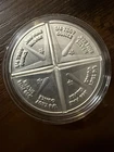 999 Solid Silver - 1oz Breakable Silver Round in Capsule