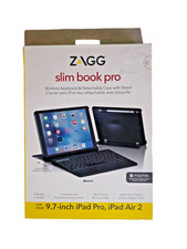 Zagg Rugged Book Pro Wireless Keyboard Case for iPad Pro 9.7" with stand Black