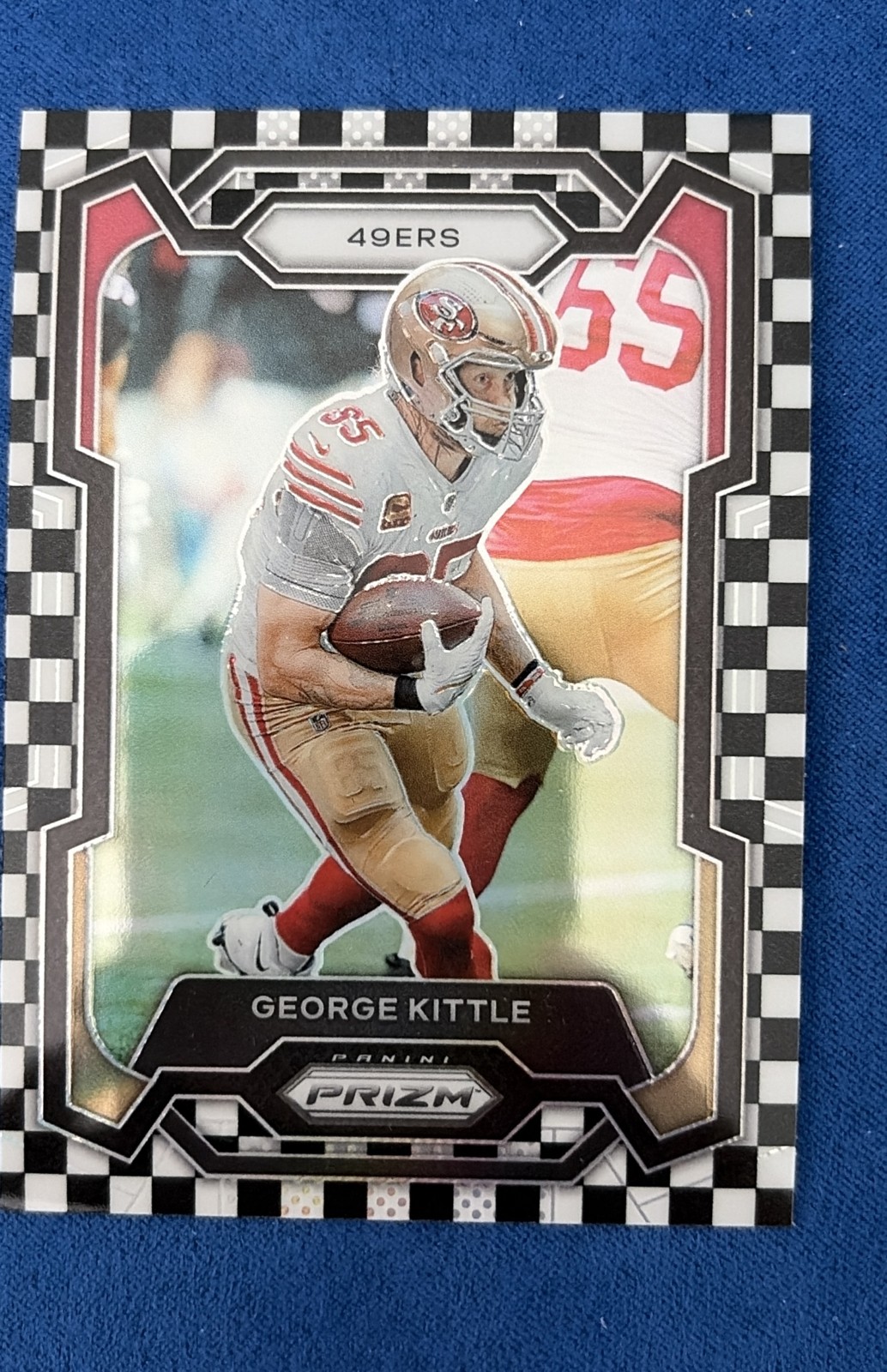 2023 Panini Prizm - George Kittle #271 Black & White Checker Prizm