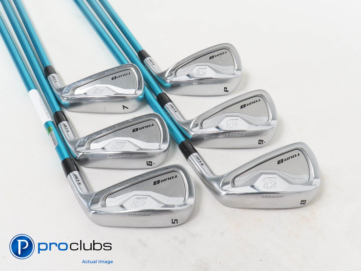 Nice Bridgestone Tour-B X-CBP 5-PW IRON SET - GD Tour AD 95 Nice Bridgestone Tour-B X-CBP 5-PW IRON SET - GD Tour AD 95