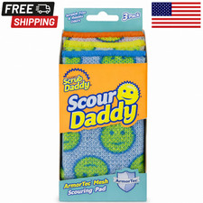 3Pack Scrub Daddy Scour Daddy Heavy Duty ArmorTec Sponge Scratch Free Cleaning