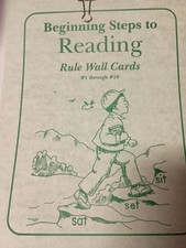 Beginning Steps to Reading Rule Wall Cards 1-10 H8