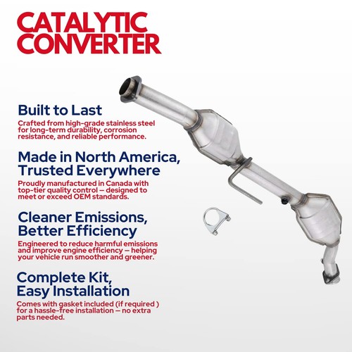 Catalytic Convertor for 2013-18 Beetle Jetta Passat 1.8L 2L Direct Fit Converte - Picture 3 of 10