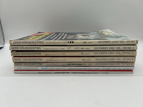 Vintage Christmas Good Housekeeping Magazines December ’78 ’82 ’84 ’85 ’88 ’97 - Picture 10 of 13