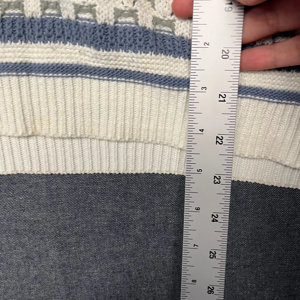 Alfred Dunner Women's Sweater Size XL Ivory Fair Isle Knitted Pullover Acrylic - Image 4 of 4