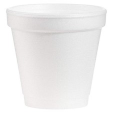 DART 4J4 Disposable Hot Cup,4oz,White,Foam,PK1000 23UA55