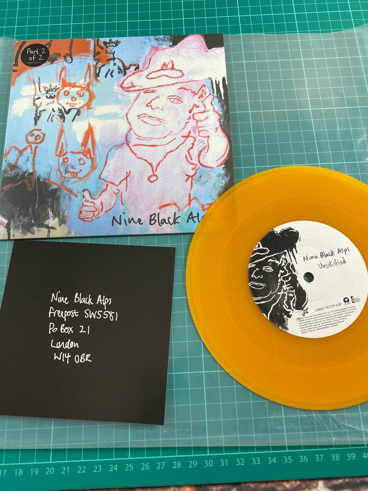 Nine Black Alps Unsatisfied 7"" Vinyl