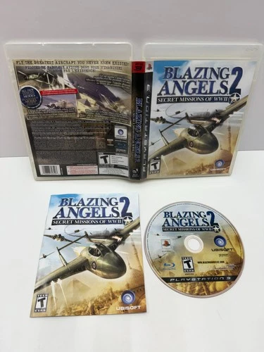 Blazing Angels 2: Secret Missions of WWII (Sony PlayStation 3, PS3) Complete CIB