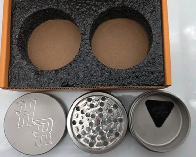 Herb Ripper Edelstahl Grinder 3teilig Magnet Set Gewürzmühle NEU Durchmesser6,5