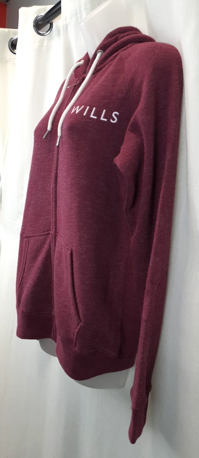 Jack Wills Glendale Hoodie Jacket Damson Size 14 Uk Rrp £59.50 CR066 DD 09 image 2