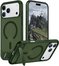 Temdan Designed for iPhone 17 Pro Case, Built-in Invisible KickstandCompatibl...